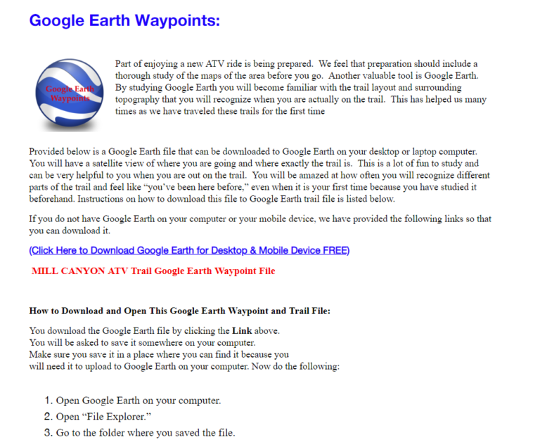 Google Earth File Example